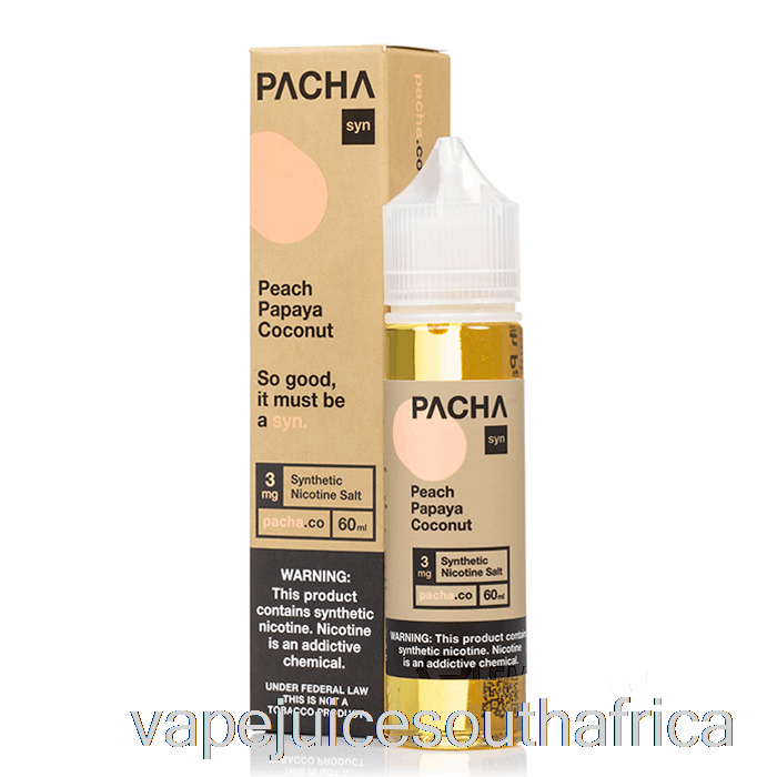 Vape Pods Peach Papaya Coconut Cream - Pachamama - 60Ml 6Mg